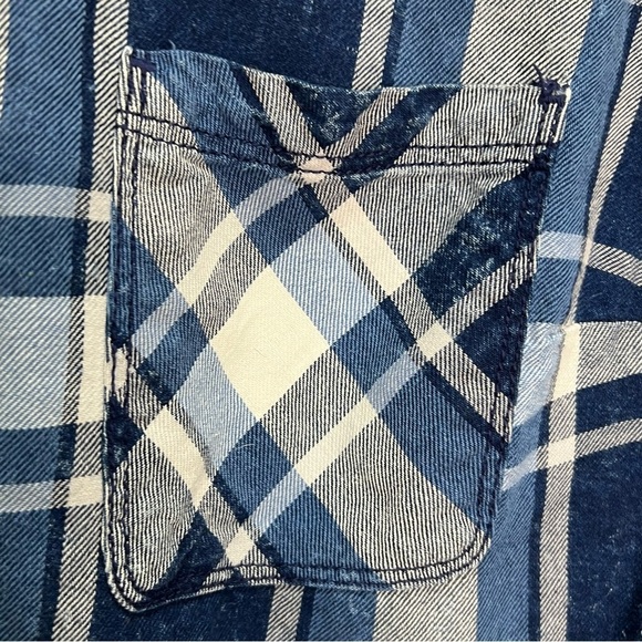 Penningtons DC Jeans Blue Flannel Size X - Picture 6 of 13